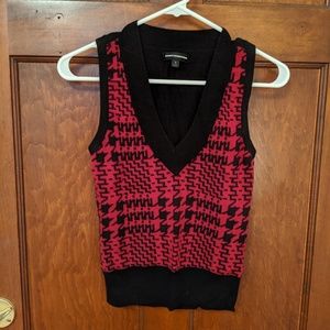 Express Plaid Sweater Vest
